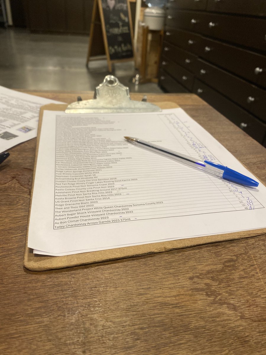 DIARY OF A WINE SHOP //
Inventory day! This involves much crawling around, pulling apart stacks, and walking around with a clipboard. Much to be thankful for. #wine #fancy #logistics