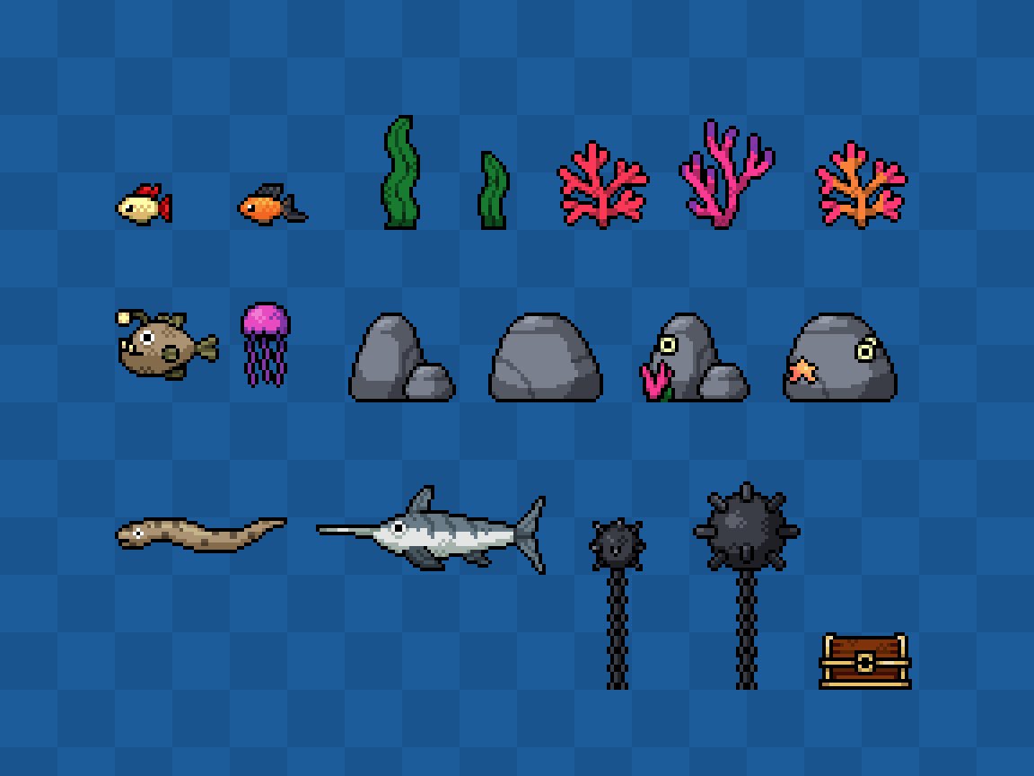 Some assets I made for Mawkey: The Last Macaw ✨
#pixelart