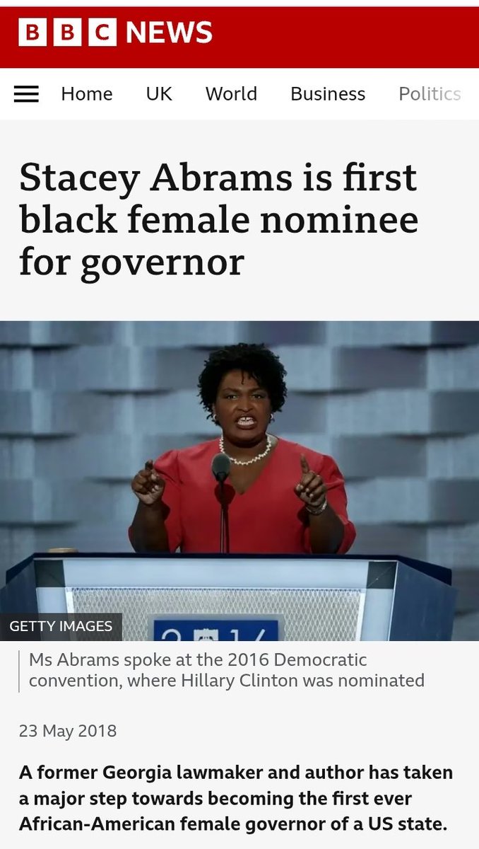Ms_Betty_Bop's tweet image. Remember how #Dems, #MSM hailed #StaceyAbrams as 1st BLACK FEMALE NOM IN HX?

Where are they now?

#WinsomSears could be 1st BLACK FEMALE GOV IN HX!

They ❤️ hx, especially when it comes to black women...unless she&apos;s a #Rep!

Let&apos;s make hx folks!
Vote #Sears in #VA!

#VoteRed