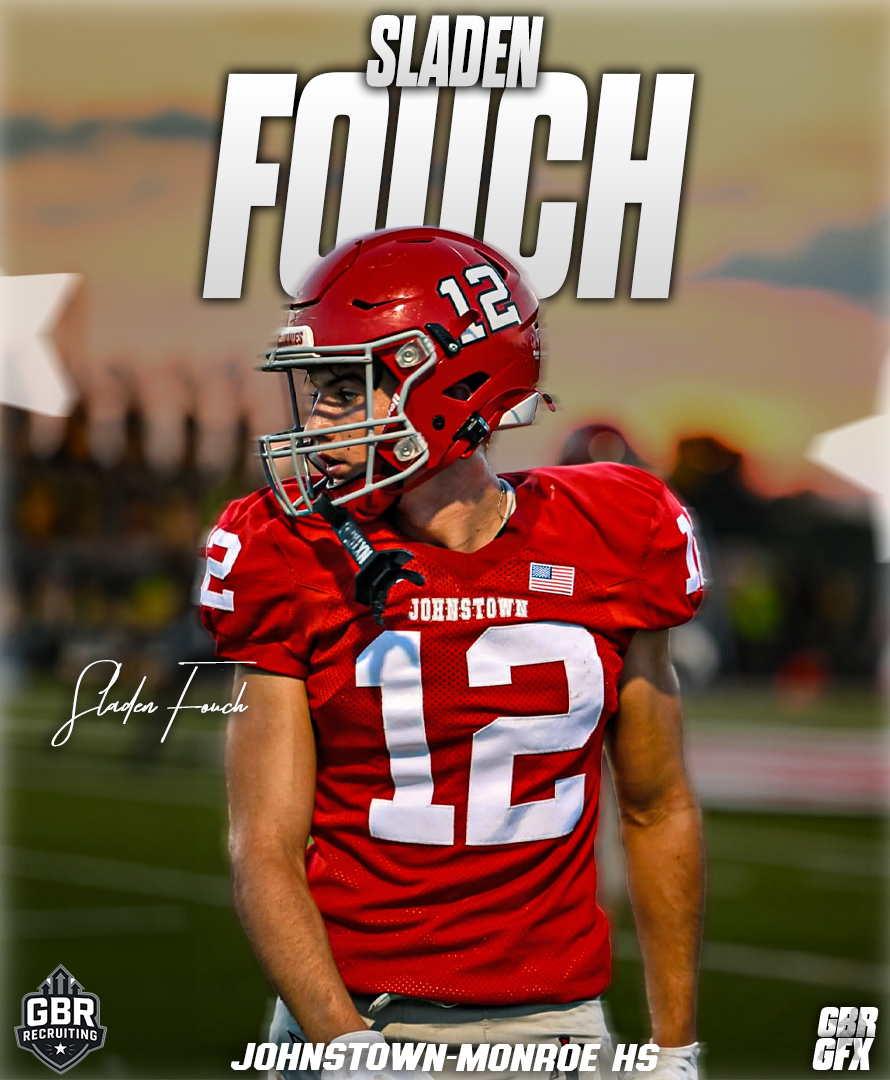 🚨ATHLETE SPOTLIGHT🚨
Sladen Fouch (<a href="/Sladen_Fouch/">Sladen Fouch</a>)
C/O 2026 | Johnstown-Monroe HS (OH)
WR / DB | 5’11” 175 lbs | 3.8 GPA
Smart, strong, and explosive 
gbrrecruiting.myportfolio.com/sladen-fouch #Football #OhioAthlete #StudentAthlete #GBRRecruiting
