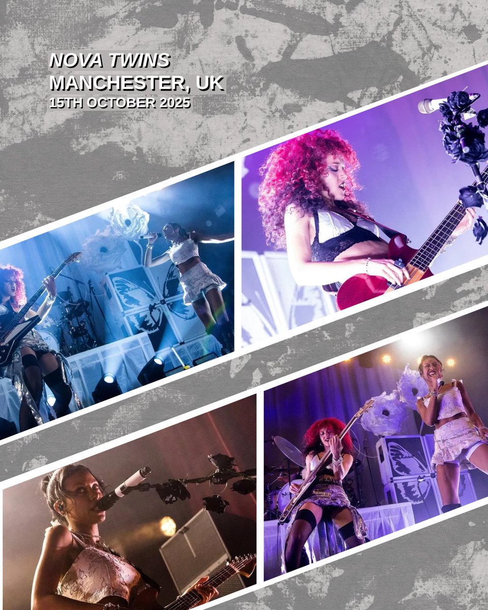 GALLERY: <a href="/NovaTwinsMusic/">Nova Twins</a> with support from <a href="/hotwaxbandd/">HotWax</a> and <a href="/ashainewhite/">ashaine white</a> at the O2 Ritz in Manchester, UK on October 15th, 2025.

📸: Andrew Giddings <a href="/adgiddings01/">Andrew Giddings</a> 

squareonemagazine.co.uk/galleries/nova…