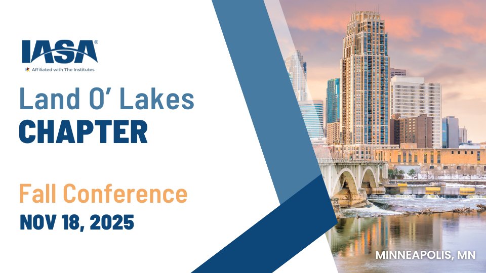 Final Call! 🔔 Don’t miss the IASA Land O’ Lakes Chapter Fall Conference on Nov. 18 at Surly Brewing Co. in Minneapolis.

👉 Register by Nov. 14 to secure your spot! bit.ly/4nDiQuZ