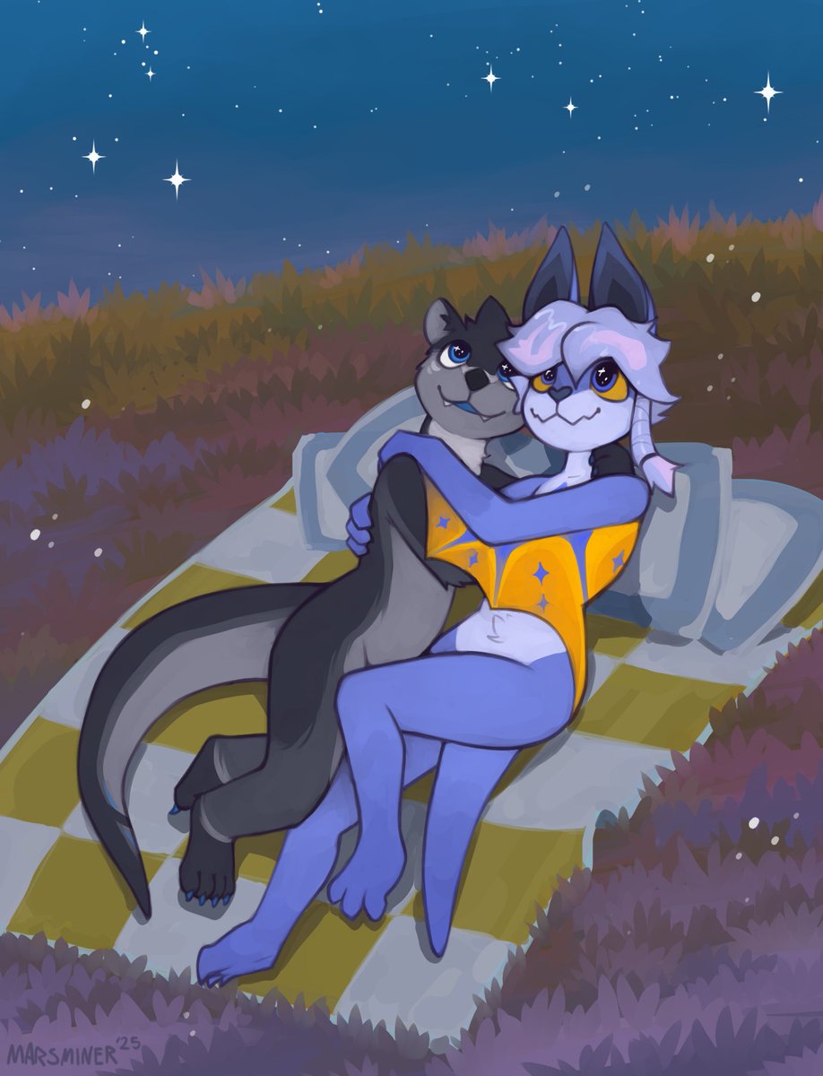 mars_miner's tweet image. Cuddling commission from D0omsday.