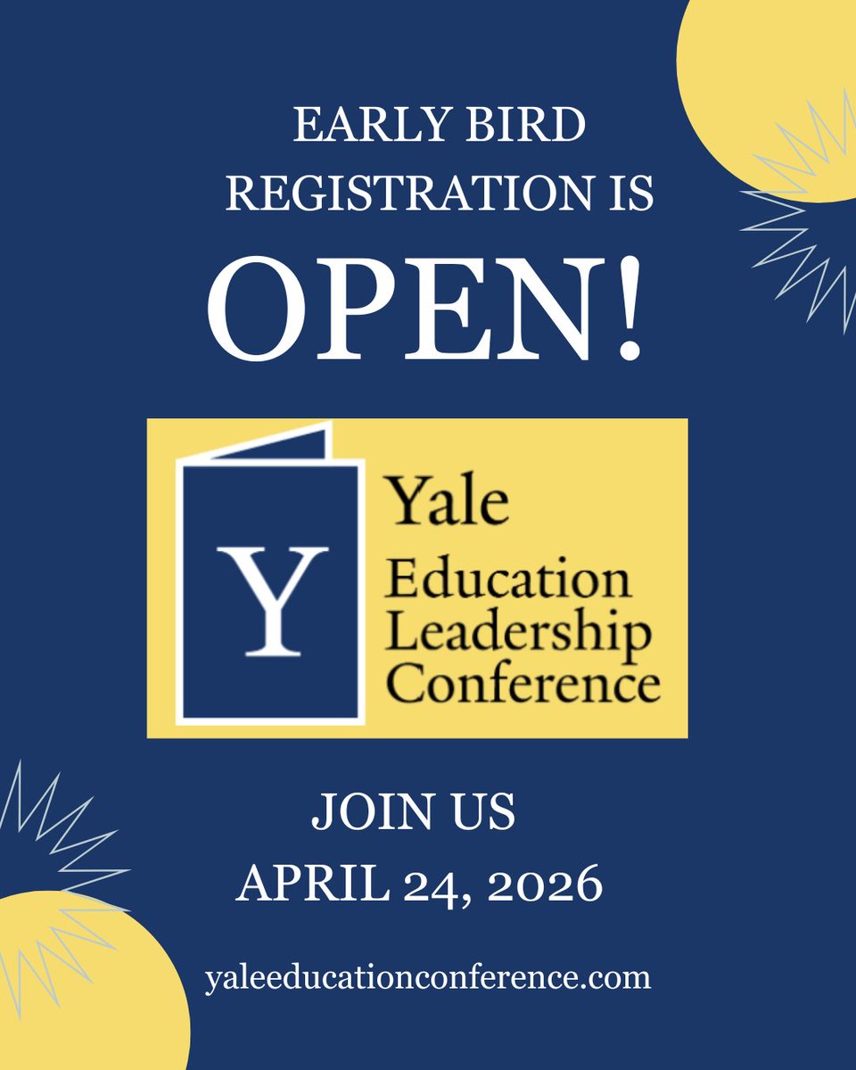 We're baaaaaccckkkkkkk!

Hurry to yaleeducationconference.com to register for the Yale SOM Education Leadership Conference before the price increases!