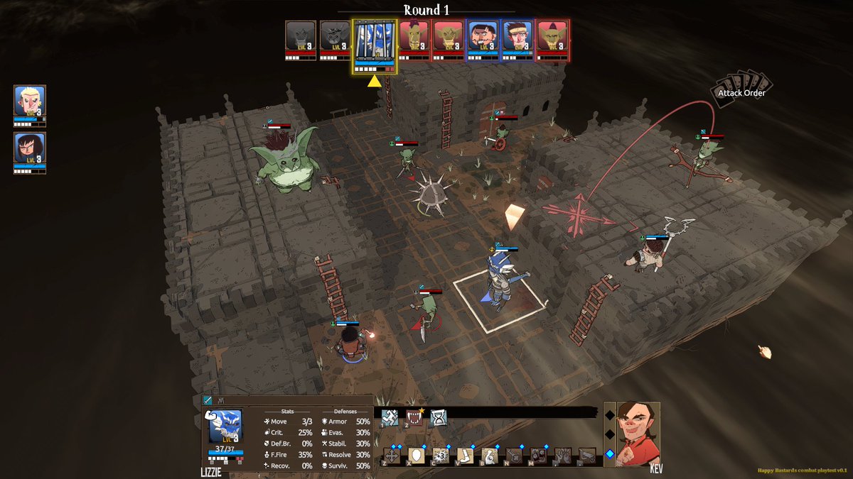 CleverPlays's tweet image. Playtest time! ⚔️

🎮 The Happy Bastards Combat Playtest is open to Discord Insiders! Be one of the first to play our wild upcoming tactical RPG and help us shape the game. 🤩

Sign up in our Discord 👉 discord.gg/aSWVYXbDAZ
#HappyBastards #Playtest #TurnBasedRPG