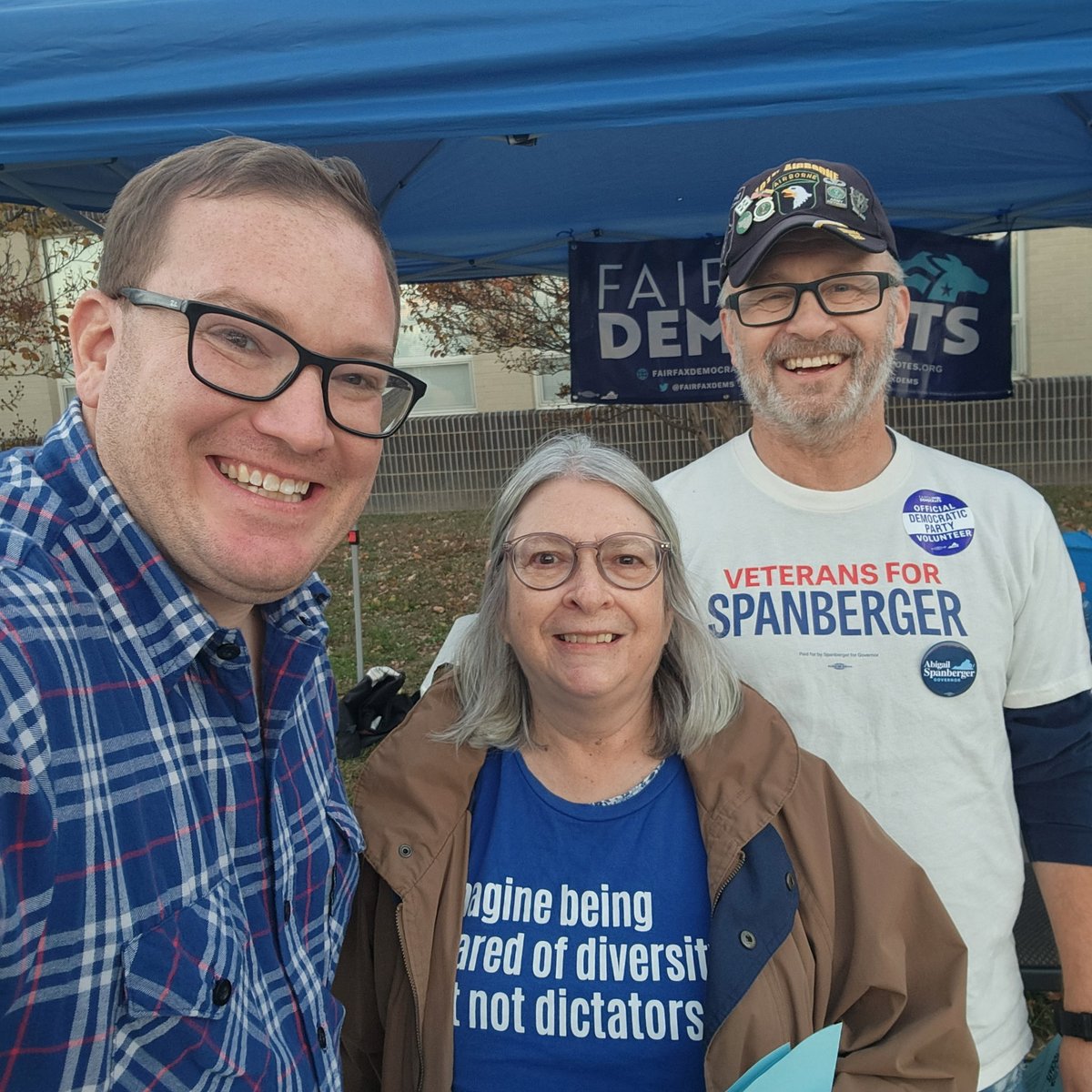 Getting out the vote in Greater Herndon with Delegate <a href="/ireneshintweets/">irene shin 🐰</a> and Delegate <a href="/Keys_Gamarra/">Karen Keys-Gamarra (she, her, hers)</a>! Stopped by Herndon High, Clearview, Hutchinson, and Coates Elementary Schools! 23 stops down, 3 left to go!
<a href="/SpanbergerForVA/">Abigail Spanberger</a> <a href="/SenatorHashmi/">Senator Hashmi</a> <a href="/jonesjay/">Jay Jones</a>