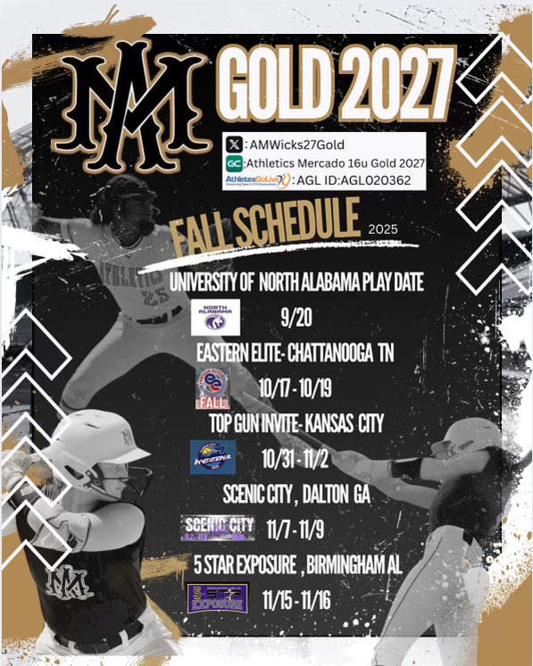 Here we come #sceniccity <a href="/AMGold27Wicks/">Athletics Mercado Gold ‘27 Wicks</a> <a href="/ExtraInningSB/">EXTRA INNING SOFTBALL</a> <a href="/CoastRecruits/">Coast 2 Coast Recruits</a> <a href="/SoftballDown/">Down South Softball</a> <a href="/IHartFastpitch/">I❤️Fastpitch</a>
<a href="/SBRRetweets/">Softball Recruiting Reposts</a> <a href="/TOP_D1RECRUITS/">Softball Top Preps Retweet</a> <a href="/5_recruiting/">5-STAR ATHLETIC RECRUITING</a> <a href="/Get2CollegAth/">Get 2 College Athletics</a> <a href="/LegacyLegendsS1/">Legacy & Legends Softball</a> <a href="/FGS_softball/">FLATGROUND Softball</a> <a href="/AGLSoftball/">AthletesGoLive Softball</a> <a href="/LineDsoftball/">Line Drive Media</a> <a href="/SportPrepX/">SportPrepX</a>