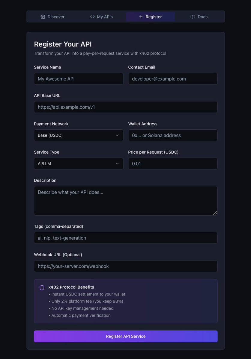 lucaxyzz's tweet image. Maybe the first Pokémon API at x402scan.com — single-click deployment using our x402 facilitator endpoints.

Just for a test since this pokemon API is actually free.  

We will upload our repo so you can easily register your APIs and monetize them with…