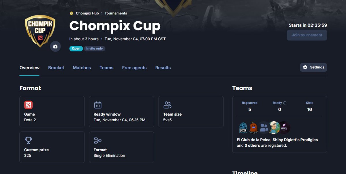 🇧🇷 Salve galera. Temos um BR team no camp!
Blz! Rapaziada! Casca de bala!

🎵 youtube.com/watch?v=Y72ktX… 

#Dota2