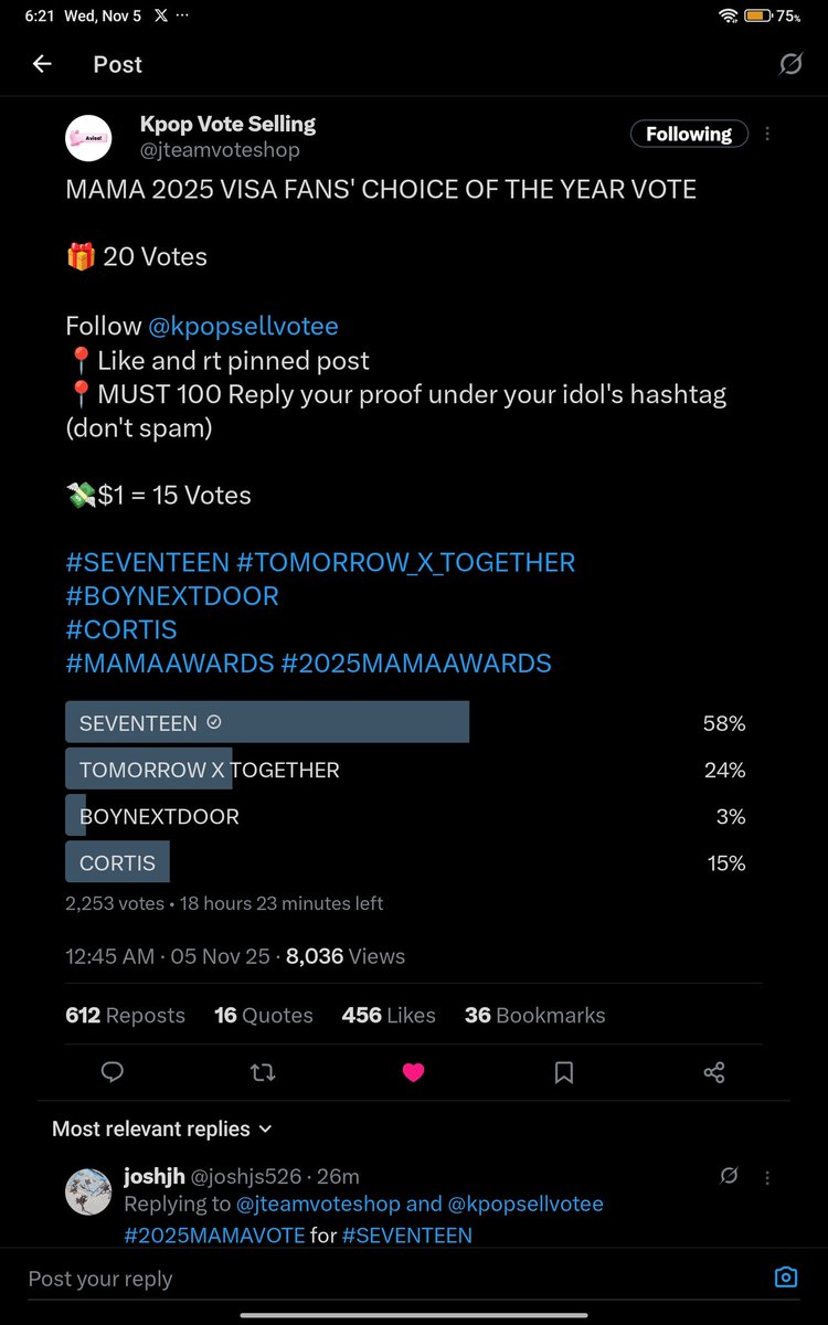 berihappi's tweet photo. @jteamvoteshop @kpopsellvotee #SEVENTEEN #2025MAMA https://t.co/mBnsjzu10b