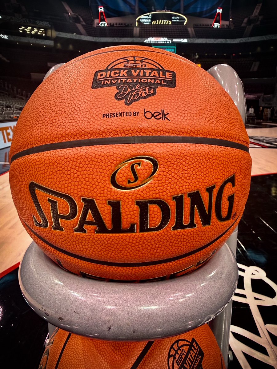 Spalding's tweet image. It’s almost game time! Spalding is proud to be the official game ball of the @ESPNEvents Armed Forces Classic and the Dick Vitale Invitational 🏀

Tune in tonight 📺
UConn vs. Louisville: 4:30 PM CST
Texas vs. Duke: 7:45 PM CST

#Spalding #MadeForTheGame #AlwaysBuilding