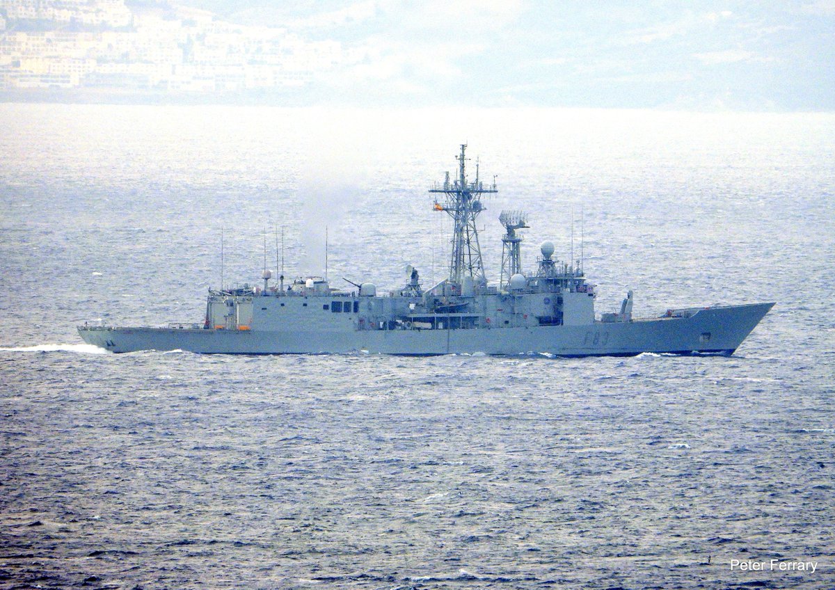 PeterFerrary's tweet image. Spanish Frigate
SPS Numancia F 83   🇪🇸
Strait of Gibraltar westbound Nov 4 2025