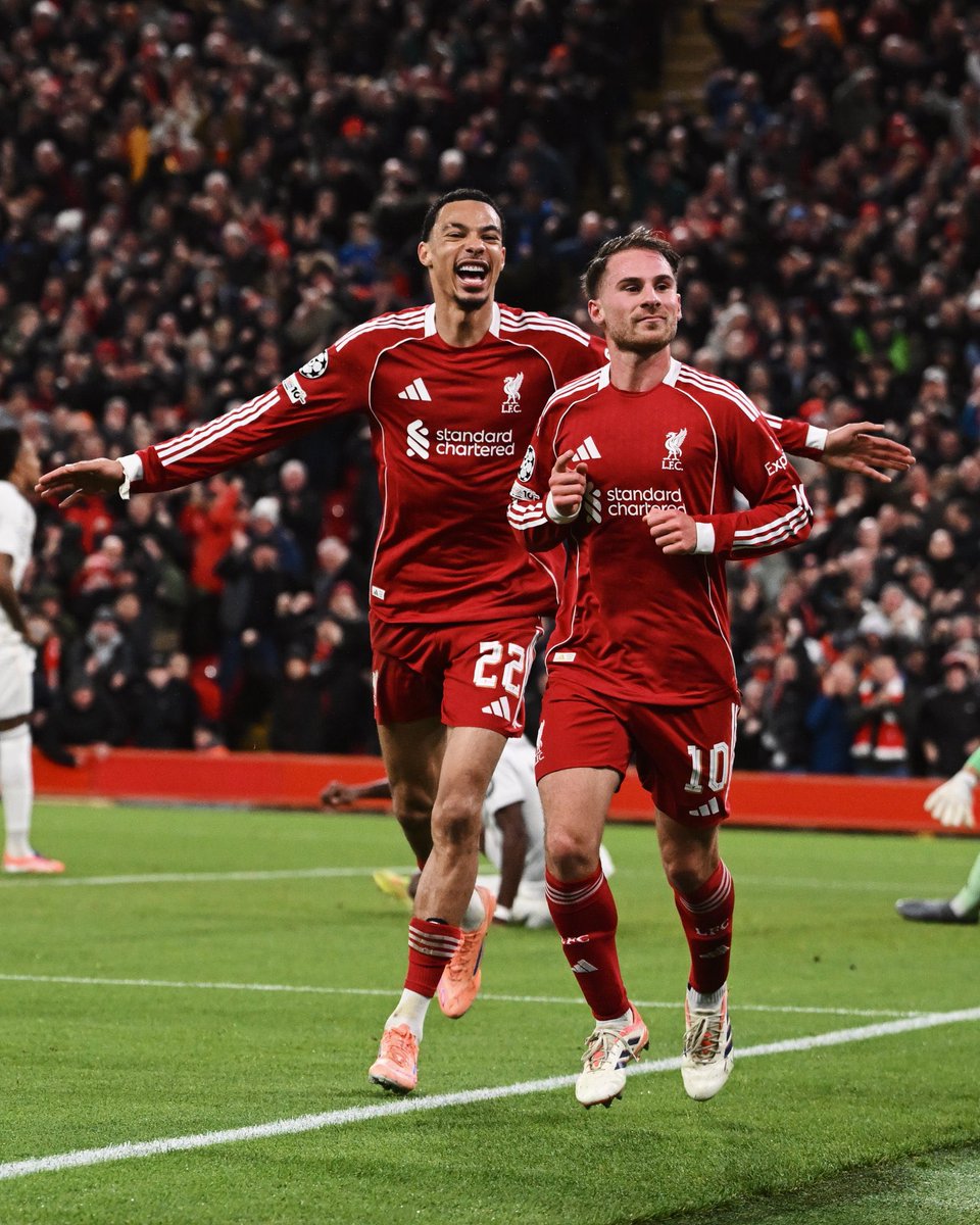 rincon_anfield's tweet image. No sé por donde empezar. El partido ha sido fantástico. De todo el equipo. Szoboszlai está siendo la estrella del equipo. Wirtz ha estado excepcional. Mac Allister ha vuelto. Bradley y Robertson excepcionales. Salah ha vuelto también. Van Dijk a lo suyo. Muy buen partido de…
