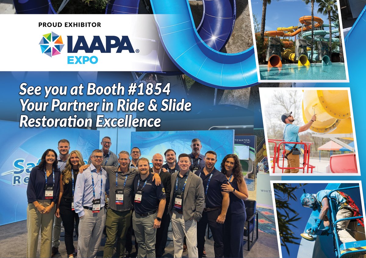 SafeSlides's tweet photo. 2 weeks. Orlando. Booth #1854.
You know us for slides.
Now there’s more to the story.
Catch us at IAAPA and get ahead of your 2026 projects.
#SafeSlide #IAAPA2025 #RideRestoration #SlideWork https://t.co/d6oEhzUHOe