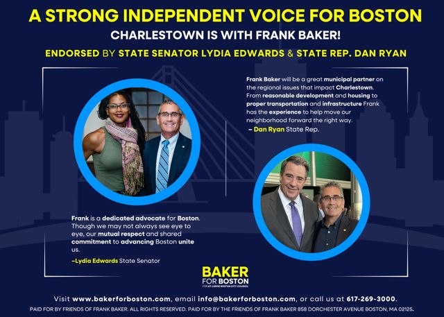 Heartfelt thanks to State Rep. Dan Ryan and State Senator Lydia Edwards for their powerful endorsements and unwavering commitment to Boston's future. Together, we're fighting for a stronger, brighter city!

#NorthEnd #Charlestown #WestEnd #BeaconHill #DowntownBoston