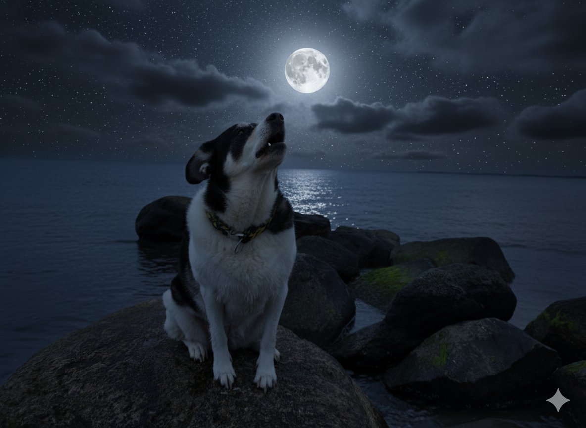 Awwwooooooooo 🎶🥺
&lt;heult traurig-sehnsüchtig den Vollmond an&gt;