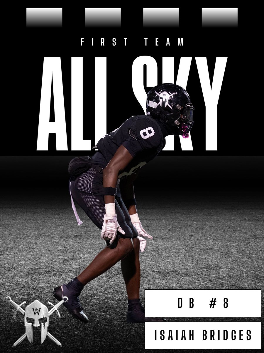 Congratulations to <a href="/IsaiahBridges11/">Isaiah Bridges</a> for being named First Team All SKY Conference Defensive Back! #staythecourse
