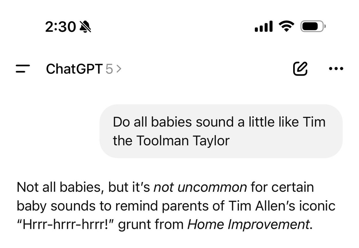 micahpaisner's tweet photo. This is what everyone is using ChatGPT for, right? https://t.co/x7TcjdkmLu