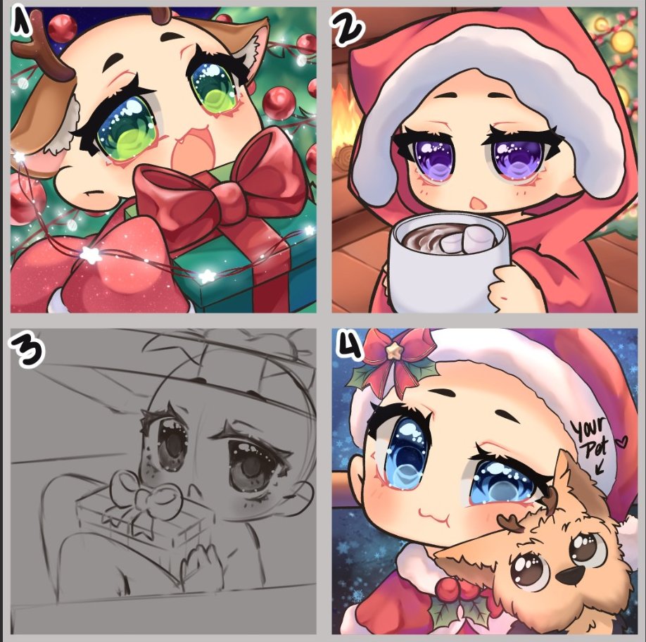 I'm almost ready!!! Which one would you like to get for your OC/Character? 💛⭐