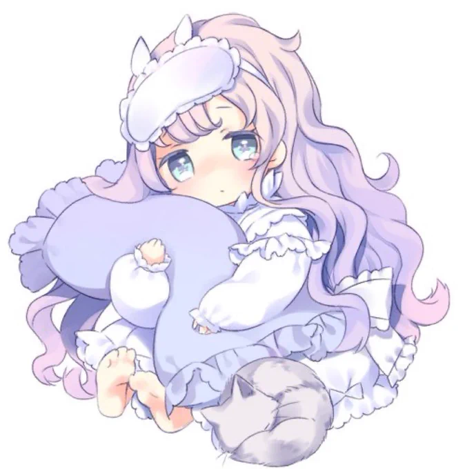 おはよ。まだねたぃ