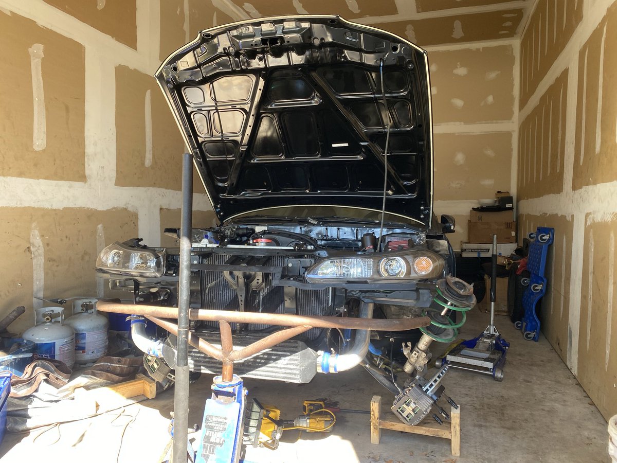 jurisjester's tweet photo. Therapy session for the final stretch with the RB25 S13.5 240sx build. 

#notadoctor https://t.co/IQwhV14fKP
