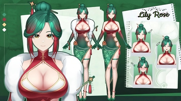 LilyRose191's tweet photo. Completed a new VTuber model sheet. If you need a VTuber model sheet or character design for your streaming identity commissions are open, dms are open https://t.co/r0sCpFglMA