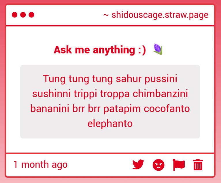 why was everyone saying this for like 4 days by the way i think i missed the context for this one