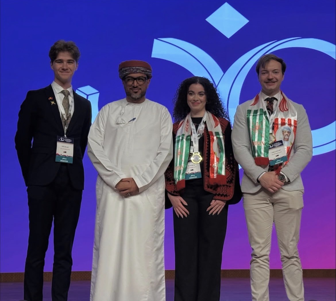 caisanu's tweet image. A big congrats to Callum Hogden - coming 2nd in the Best Speaker (non-native category) at the Arabic Debating Championships 🏆🌟🥈🌟🏆
&amp;amp; congrats to Ruba Nazzal for coming 4th place!
Amazing achievements - you have all done ANU proud!
@ourANU @ANUcass #arabic #LanguageLearning