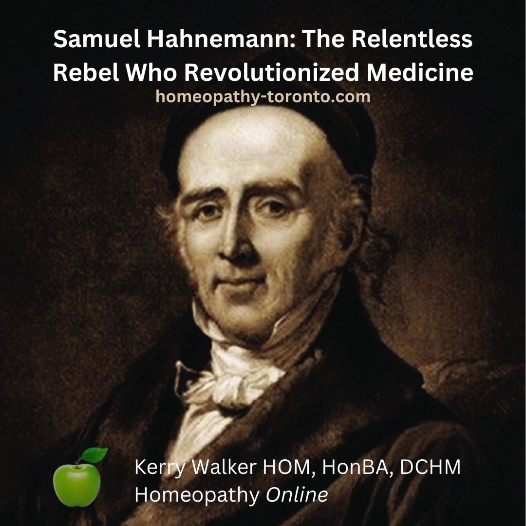 HomeopathKerry's tweet photo. They called him a madman. He called himself a reformer.
Meet Samuel Hahnemann — the doctor who defied medicine, 

Tired of symptom-masking? So was he.
👉 https://t.co/wvoyVZrzKg https://t.co/5NwHdRqE2N