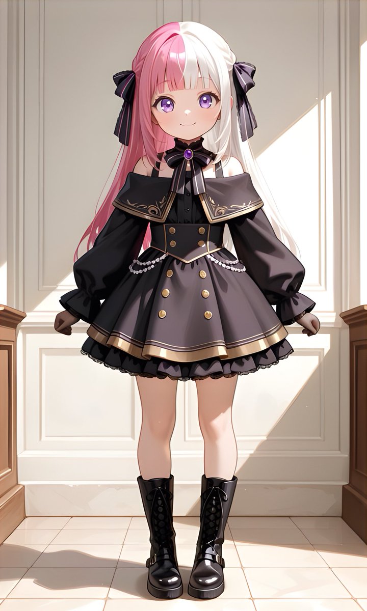 アステリアさんのプロンプトお借りしました✨
(完全表現は出来なかったけど、可愛くできてよかった💕)

りり『みんな〜おはよ(*ˊᗜˋ*)/♡
どう？似合うかな？』

#AIart #AIイラスト (イラストタップ推奨)
#AIイラスト好きさんと繋がりたい

余談
おはようポスト久しぶりに出来たりりなのでした〜