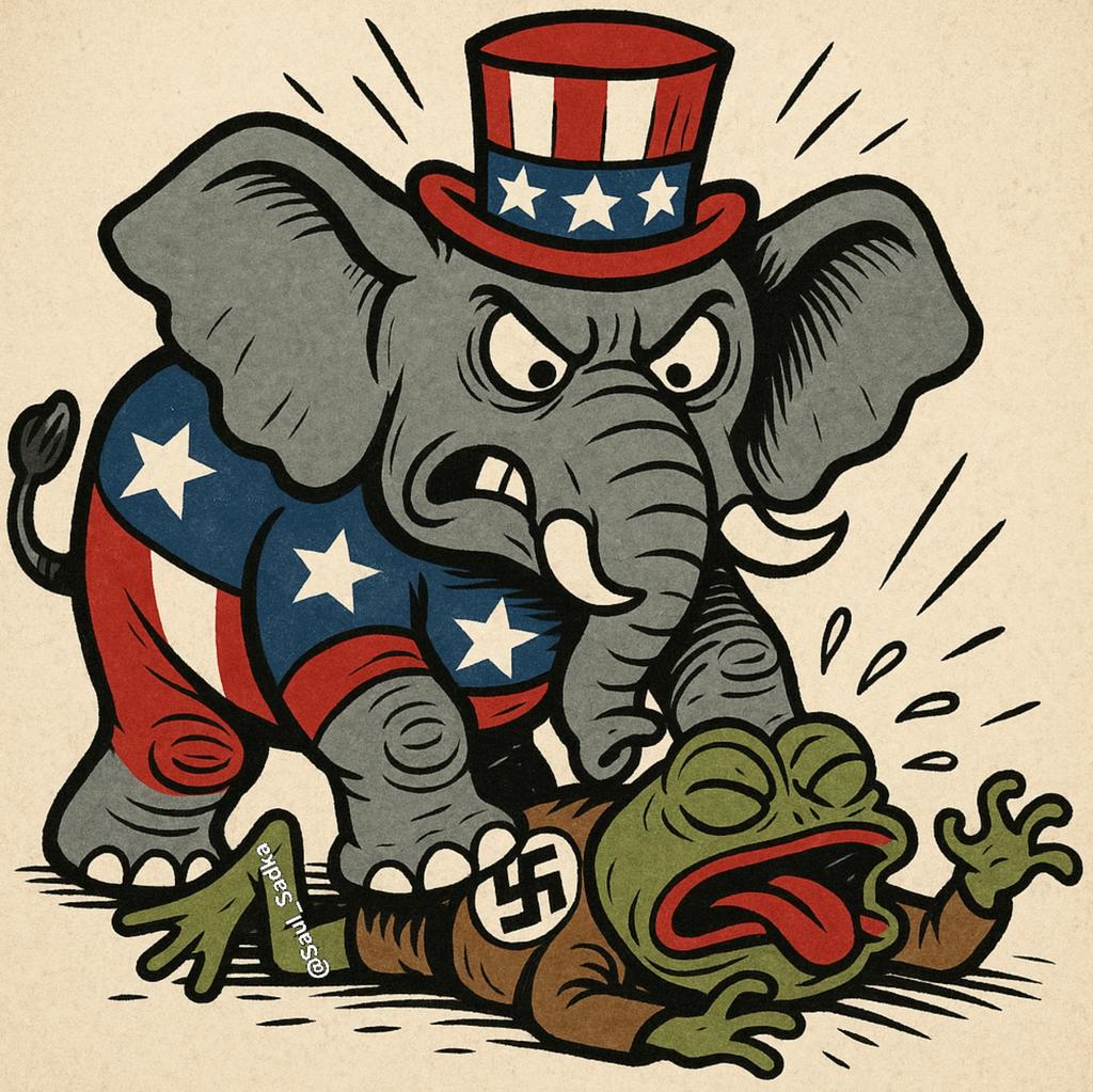 The Nazi frogs are going to get crushed