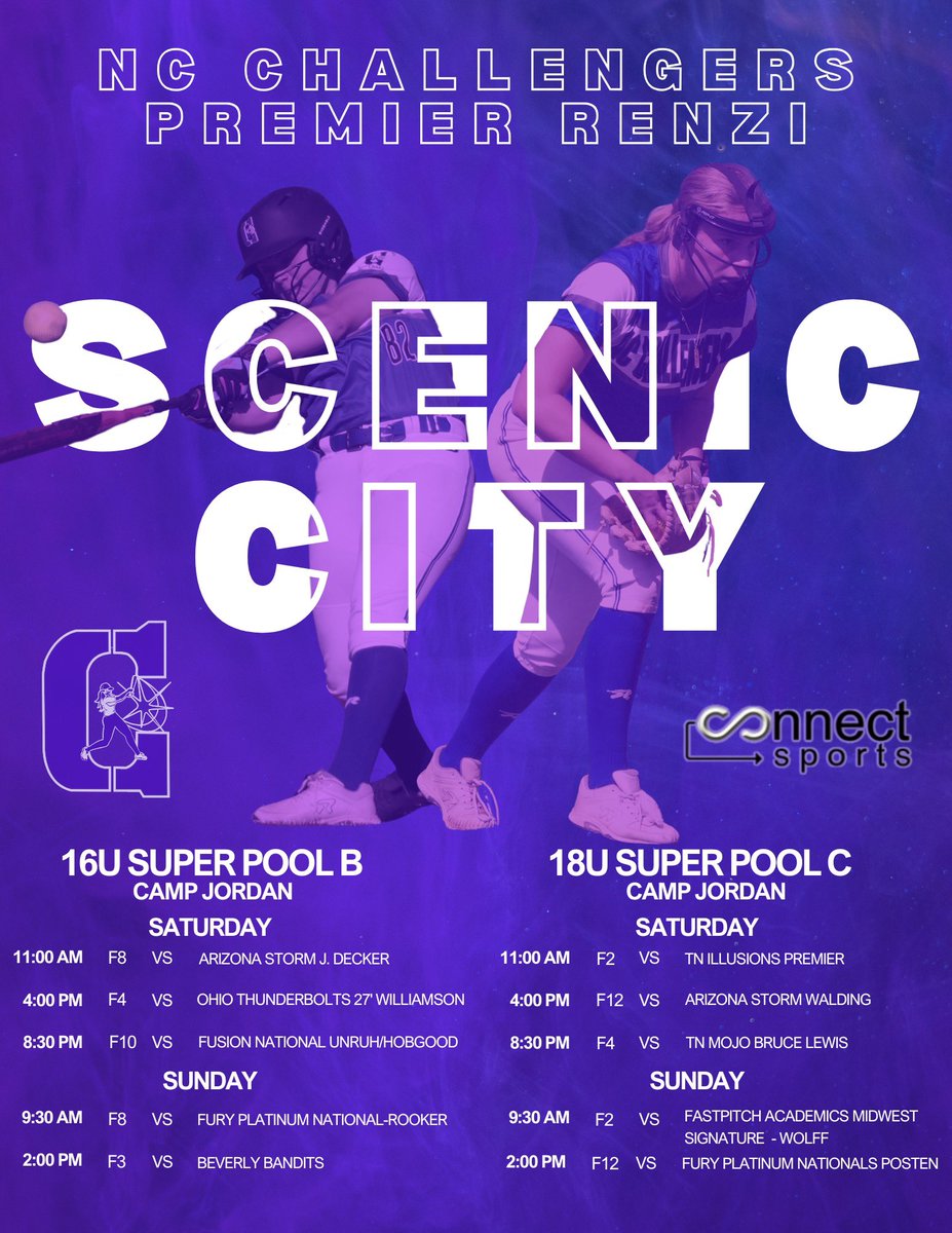 NCChallengers's tweet photo. Hitting the road and heading the @ConnectSports_ Scenic City this weekend. See you in Chattanooga! https://t.co/jWDnUgCtI2