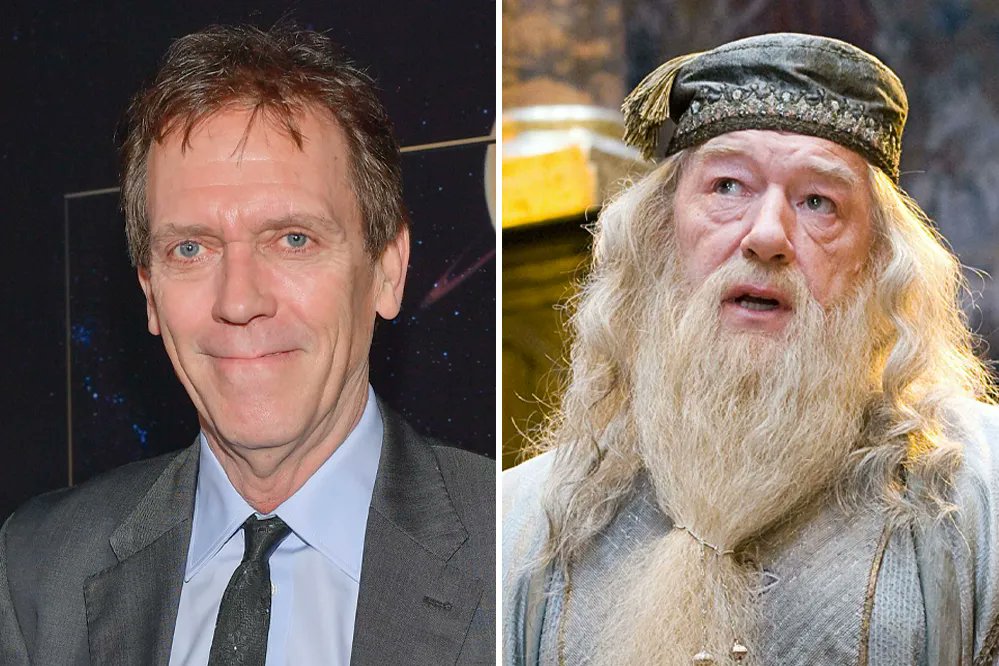 Hugh Laurie on voicing Dumbledore in Audible’s new "Harry Potter" books: 

"This wise, gentle character had been inhabited and portrayed by such eminent people. It was incredibly flattering to be invited to follow on. My first thought was, 'Don’t mess it up. Don’t let these