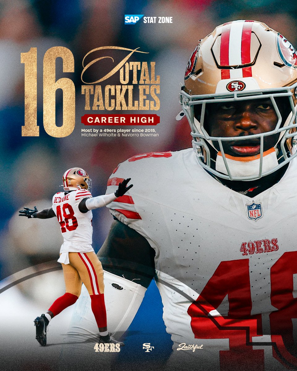 49ers's tweet image. Made his presence felt‼️