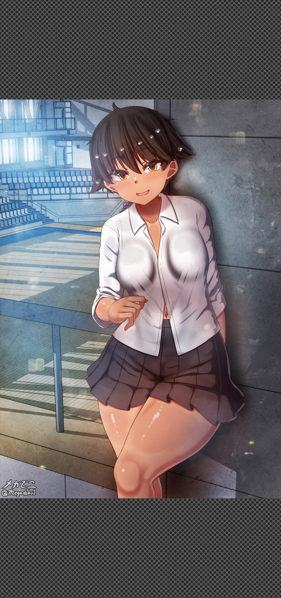 褐色ちゃん🤭
Tomboy girl 