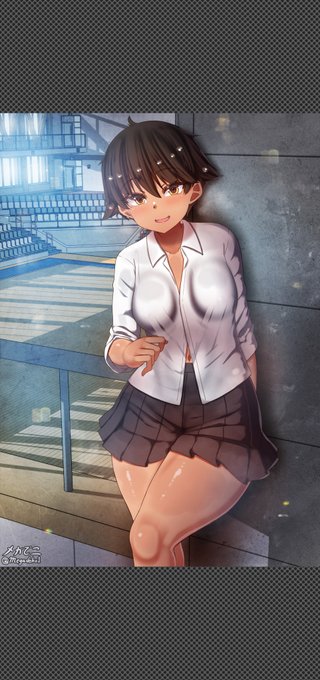 褐色ちゃん🤭
Tomboy girl 