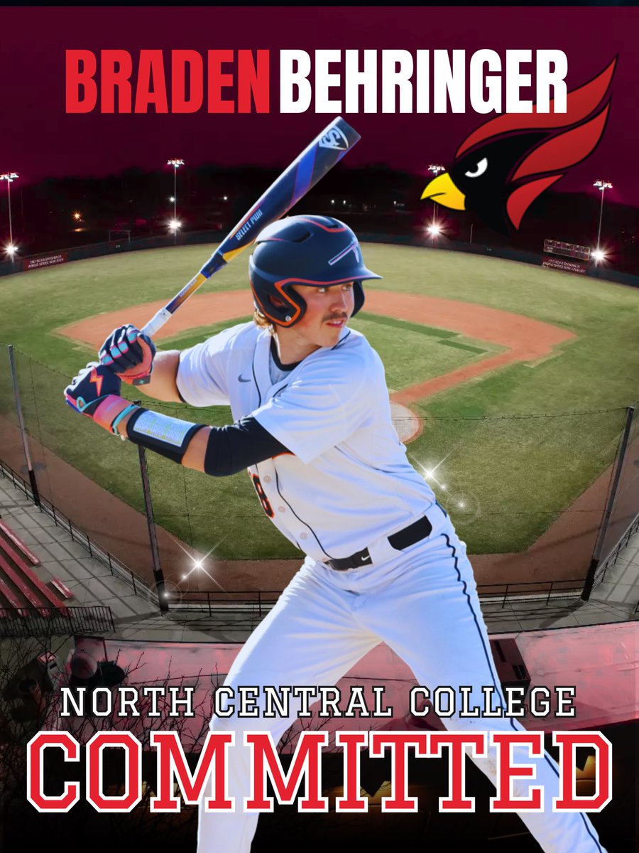 I’m extremely grateful to announce my commitment to continue my academic and athletic journey at North Central! Thank you to my family, coaches, teammates, and friends who’ve helped me reach this point. <a href="/nccbaseball/">NCC Baseball</a> <a href="/SandwichIndians/">Sandwich High School Athletics</a>