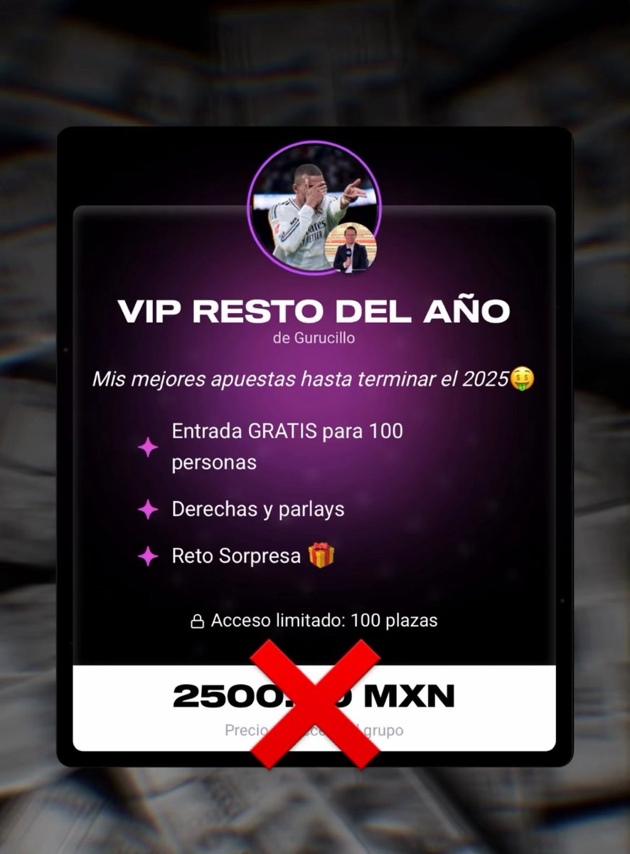 GRUPO VIP GRATIS 
RESTO DEL AÑO‼️

Si quieres entrar, mándame mensaje en el siguiente link 👇🏼
📲 t.me/Admi_unico