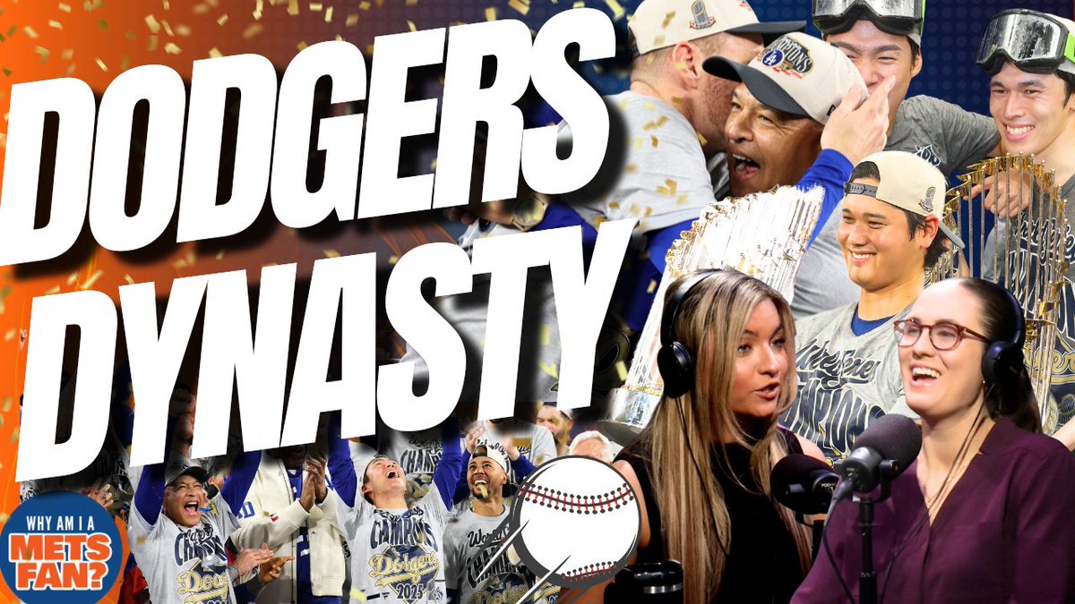 WhyMetsPod's tweet image. 🚨🚨NEW EPISODE OUT NOW🚨🚨

Digesting the Dodgers&apos; World Series win...the parade, the legacies, the aftermath. PLUS, a discussion on Freddie Freeman - will he go into the HOF as a Dodger or a Brave? ⚾️

WATCH: youtu.be/Evfx2TF2Wdw