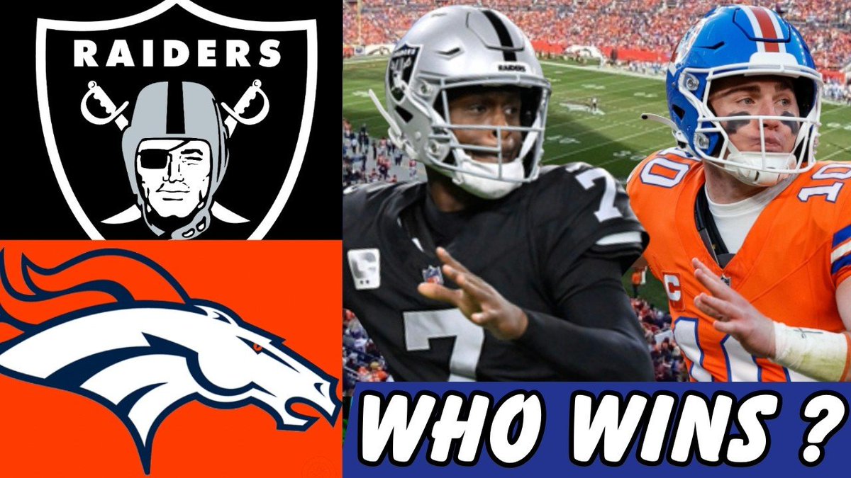 FuriaNFL's tweet photo. TNF Semana 10 🧵
Broncos (7-2) vs Raiders (2-6)
Denver llega con 6 victorias al hilo, Raiders vienen de 3 derrotas seguidas
Lectura quirúrgica activada
#FuriaNFL #TNF #Semana10 https://t.co/jvToaW8ARR