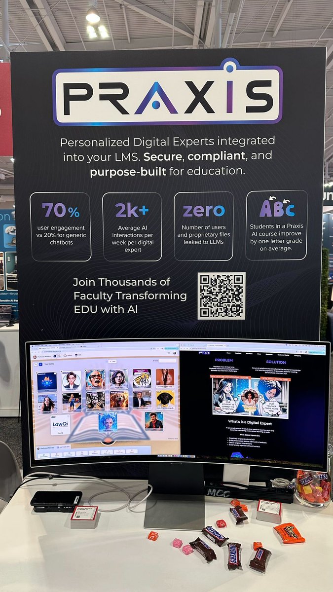 AiPraxis's tweet image. Day 2 at EDUCAUSE 2025: Building Bridges in Nashville 

The insights at EDUCAUSE have been incredible. We connected with amazing individuals and innovative companies from across the country—all driven by the same mission to transform higher education. 

#Educause25#AI#Praxis