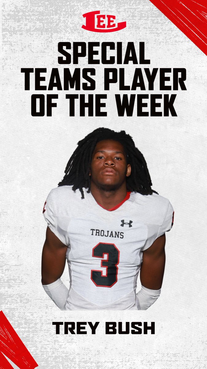 Congrats <a href="/TreyBush2028/">Trey Bush</a> on earning Special Teams Player of the Week vs HOCO