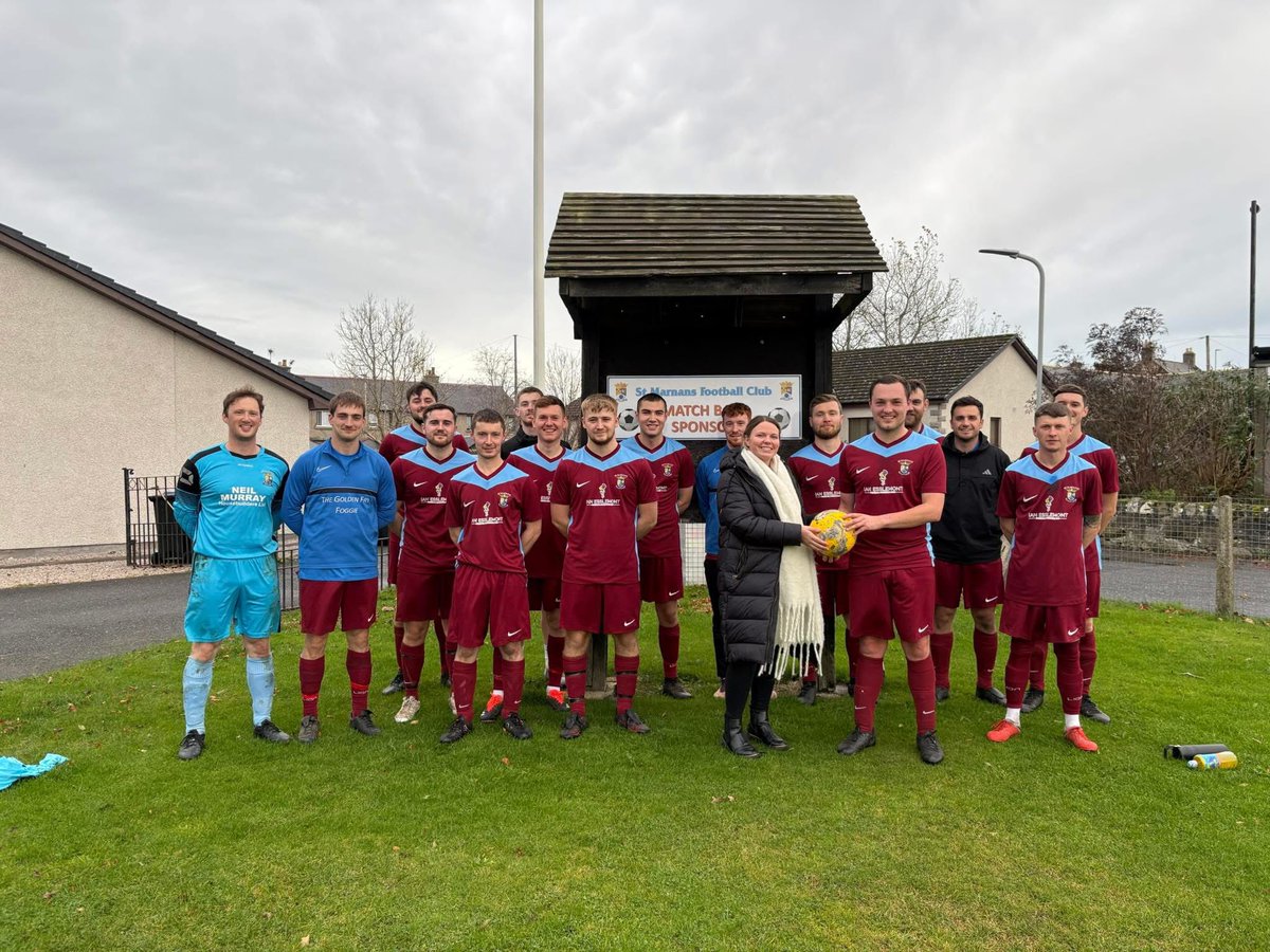 Saturday’s match ball sponsor was Hair by Rae.

Raeanne is a wedding hair specialist &amp; comes highly recommended. Check out her work on Facebook &amp; Instagram!

We thank Rae for her continued support!

Sponsor’s MOTM: Ritchie Thomson (sponsored by The Seafield Arms Hotel, Cullen).