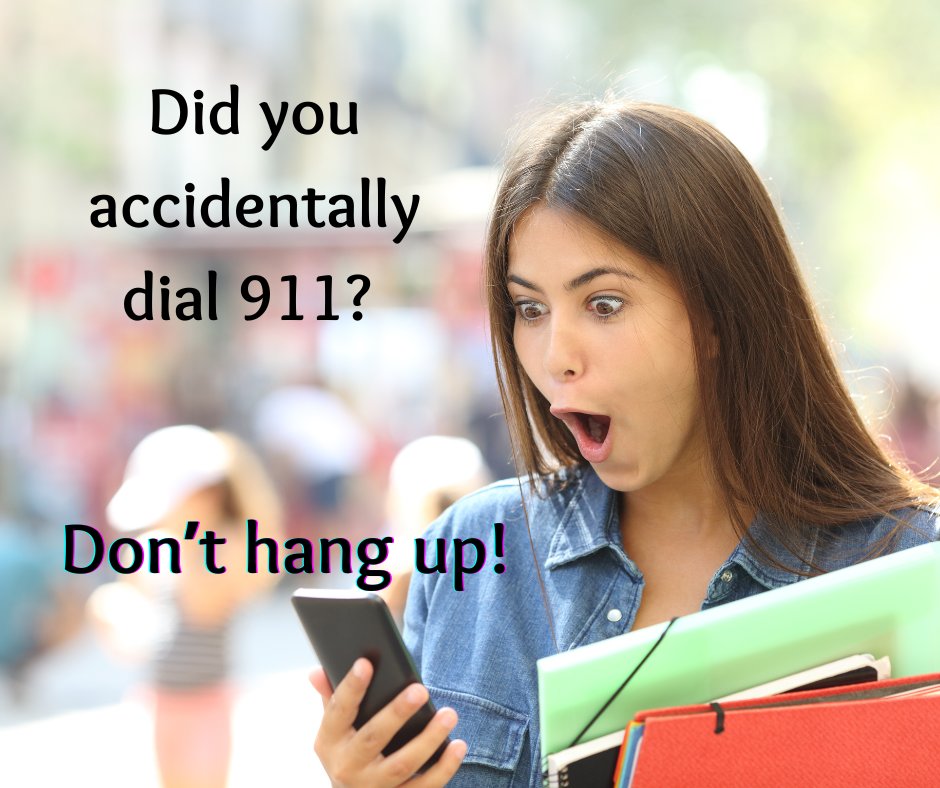 If you accidentally dial 911, don’t hang up! Stay on the line and tell the telecommunicator that you do not have an emergency. If you hang up, emergency lines are tied up longer because NH 911 will call you back to find out if there is an emergency.
