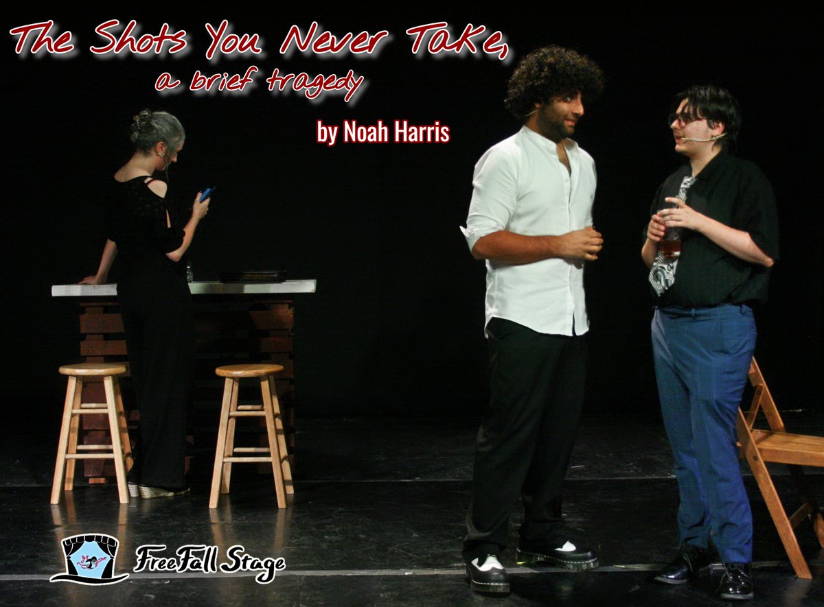 FreeFallStage's tweet image. Come see this new play by local actor and playwright Noah Harris called "The Shots You Never Take, a brief tragedy", one of 5 plays that is being featured in FreeFall Stage's New Works' Weekend.

Coming Nov 6 - 8, 2025 ONLY for 4 shows.

Info and tix at freefallstage.com/shows/new-work…