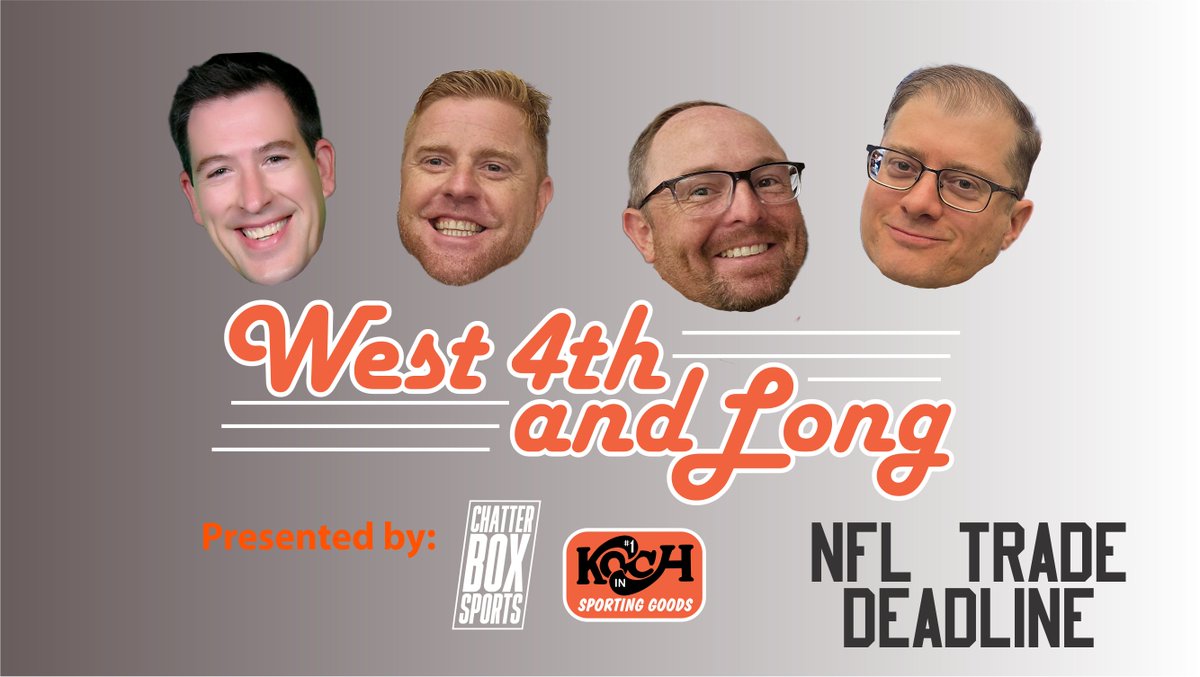 Tune in tonight at 6:20 LIVE! Discussing the NFL Tradeline <a href="/Bengals/">Cincinnati Bengals</a> , <a href="/GoBearcatsFB/">Cincinnati Football</a> , <a href="/GoBearcatsMBB/">Cincinnati Men’s Hoops</a> 
Presented by <a href="/CBoxSports/">Chatterbox Sports</a>
 x <a href="/KochSports/">Koch Sporting Goods</a>
 
Watch live: youtube.com/live/6JBOn9JVc…