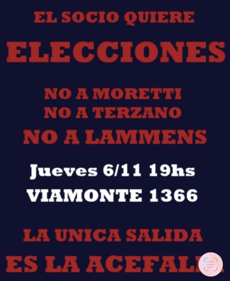 Hinchas y grupos de San Lorenzo llaman a marchar a AFA (Viamonte 1366) el próximo jueves a las 19:00 hs.