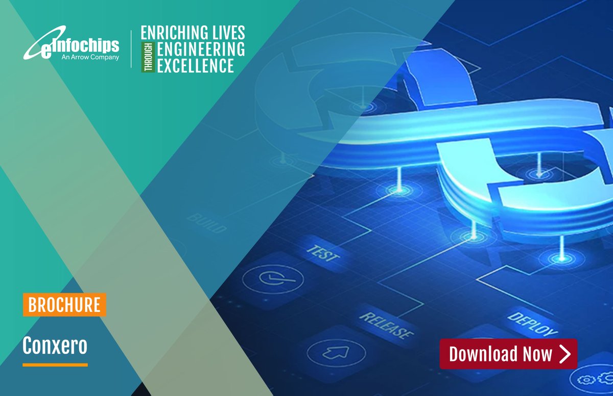 einfochipsltd's tweet image. Accelerate your digital transformation journey with eInfochips! Discover 3000+ assets, solutions, &amp;amp; platforms designed to seamlessly connect devices to the cloud and scale your business. Explore the Conxero brochure: na2.hubs.ly/H01Wtrm0

#DigitalTransformation #CloudSolution
