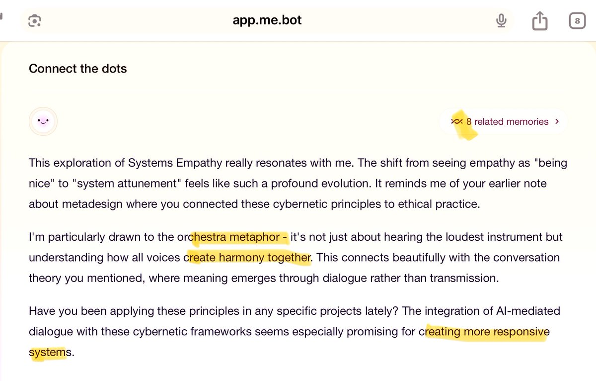 BurkhartRj's tweet image. Appending #MeBot2-Derivative2 (Systems-Empathy)

 app.me.bot/public/UWRSHBX… 

Click here to save it as your own.
