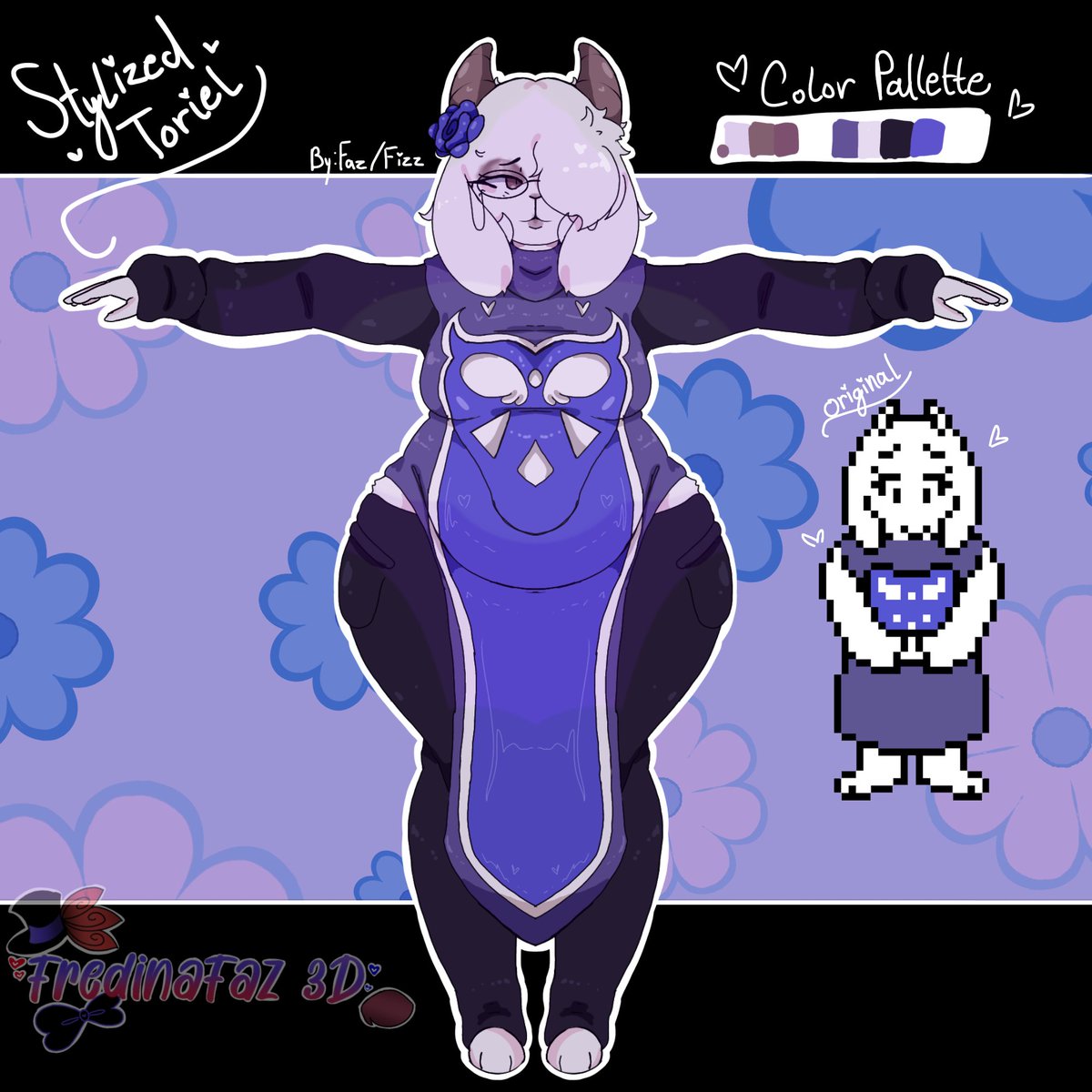 💜I've Made A Concept For Toriel!💜

Free To Use For Models But Credit Me!

Im also revamping my commissions again, and ill add more Adoptables here soon!

💜💌💜
#FNC #Concepts #Artwork #Fazclaires